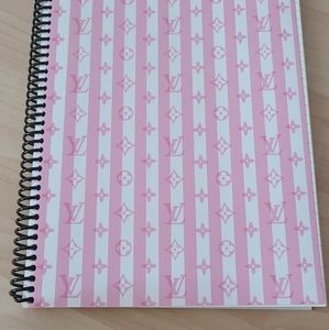 NWOT Adorable, striped notebook
